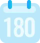 180天
